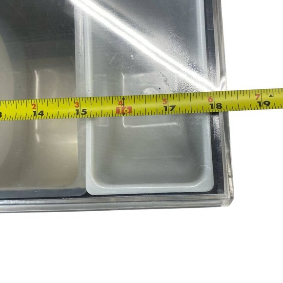 Ketel One Vodka Bar Condiment Caddy Garnish Station Fruit Tray 6 Compartments - Picture 7 of 8